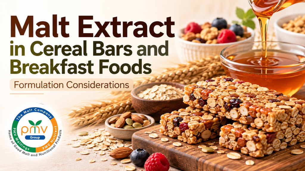 Malt Extract in Cereal Bars and Breakfast Foods